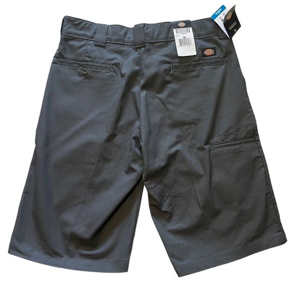 Dickies Flex Gray Utility Crew Work Shorts Cooling Temp-IQ Active Waist, size 36 - Picture 4 of 7